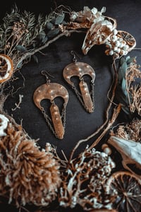 Image 4 of Ornate brass earrings