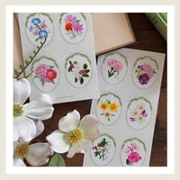 Image 1 of Birth Month Flower Notepad & Stickers Gift Set