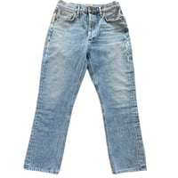 Image 2 of Women's Top Shop  Button fly jeans High rise ,relaxed fit cropp SZ 27 