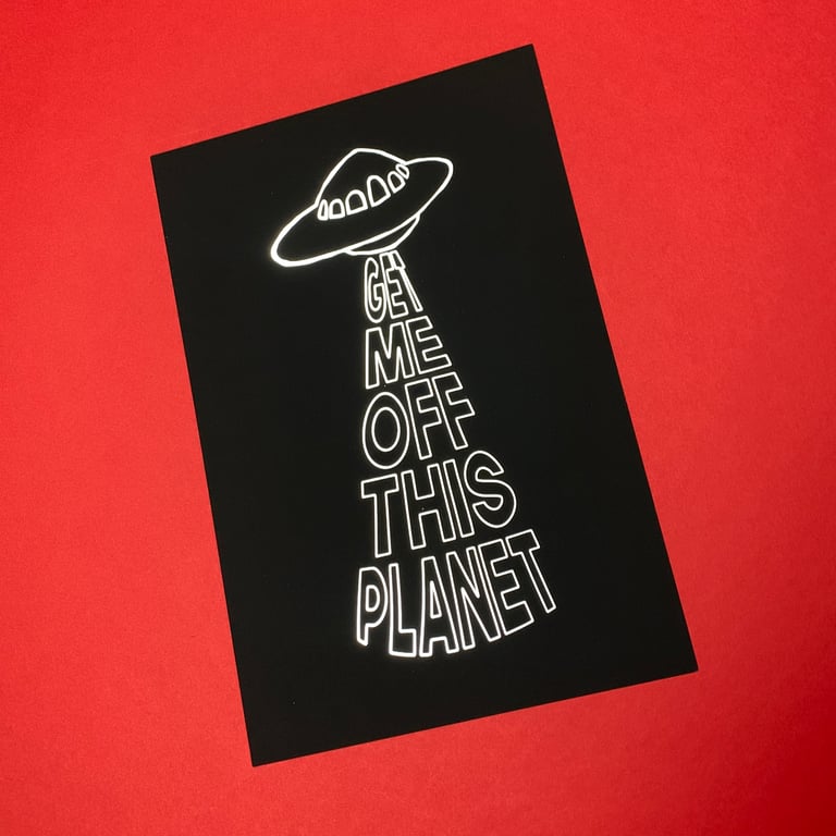 GMOTP metallic Foil print 5x7 / 6x9 Image 2