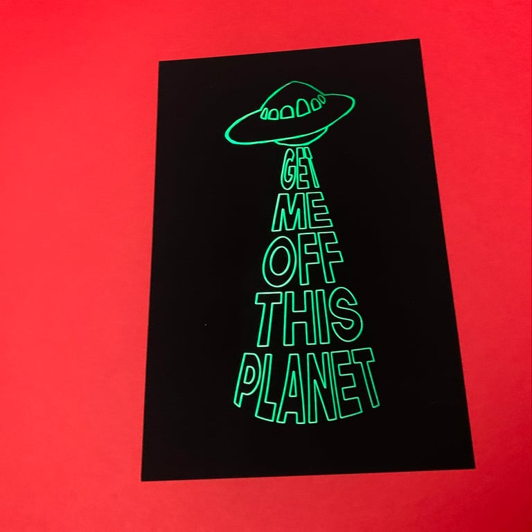 GMOTP metallic Foil print 5x7 / 6x9 Image 3