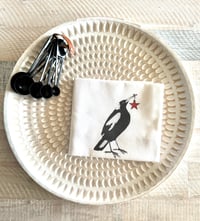 Image 2 of Magpie Christmas Tea Towel