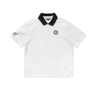 Image 1 of MALBON BUCKETS CLUB FOUNDERS TIPPED PIQUE POLO [2023]
