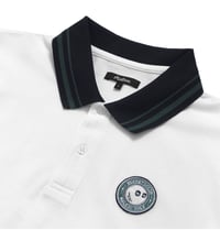 Image 3 of MALBON BUCKETS CLUB FOUNDERS TIPPED PIQUE POLO [2023]