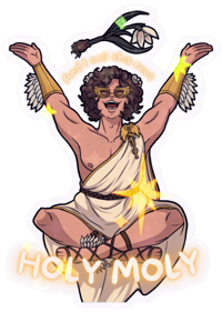 EPIC: The Musical - "Holy Moly" - Vinyl Sticker