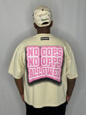  Bags Members T-Shirt Cream Shirt, Pink Print