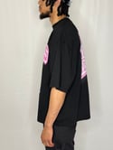 Bags Members T-Shirt Black Shirt, Pink Print