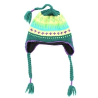 Image 3 of Vintage 00s Arc'teryx Contrail Toque Beanie Hat - Green