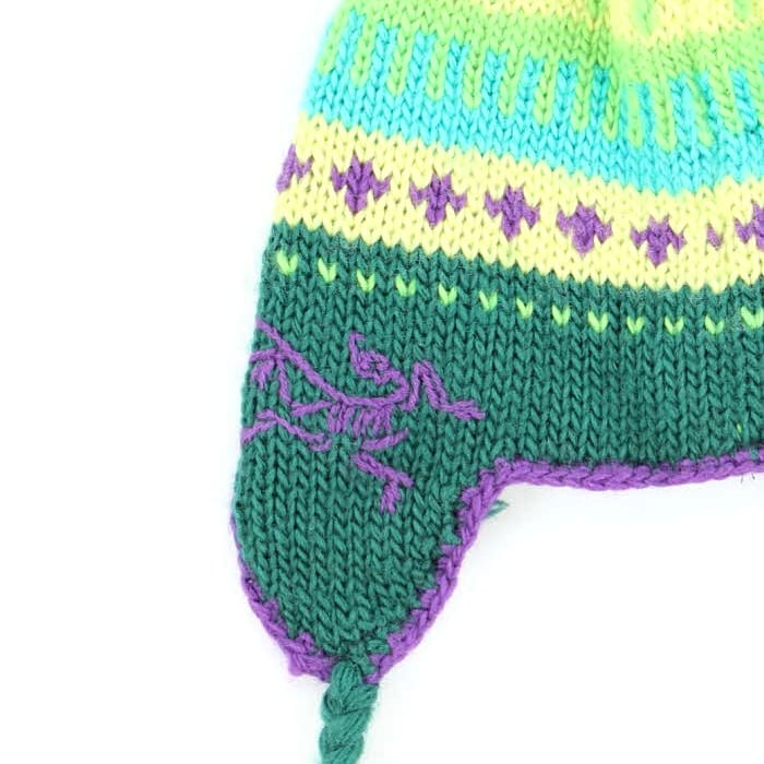 Vintage 00s Arc'teryx Contrail Toque Beanie Hat - Green