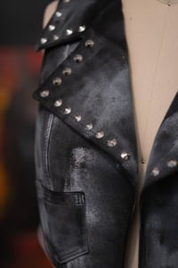 Image 2 of Saint Velvet Studded Cropped Vest 