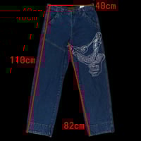 Image 4 of Slingshot denim pants