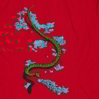 Image 3 of Snake red shirt