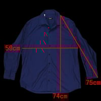 Image 4 of Wind machine blue shirt