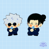 Image 2 of SatoSugu Dyed Metal Enamel Pins