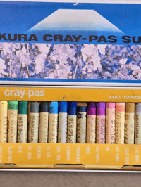 Image 1 of Sakura Cray-Pas Super Oil Pastels, set Of 25, Vintage