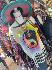 Blingy Fringe Peace Top