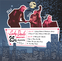 Image 2 of THE LUCKY DEVILS - WILD CAT (LP) Red