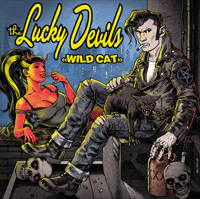 Image 1 of THE LUCKY DEVILS - WILD CAT (LP) Red