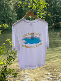 Image 1 of ice swimming club tee