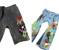 Image 1 of Custom Patchwork Pants