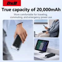 Image 8 of 🔋 20,000mAh Power Bank with Dual Fast Charging & Built-in Cables (Best in Market)