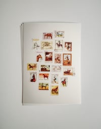 Image 4 of Tender Gatherings - Horse Stamps  on Hahnemühle Pearl 
