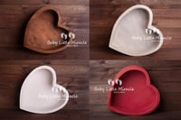 Image 1 of Wooden heart 18 colours 