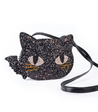 Image 1 of Meow Glitter Kitty purse