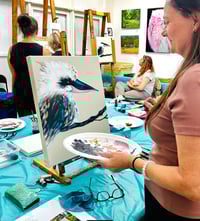 Image 3 of NEW Sunshine Coast 'Paint a Kookaburra' Workshop - Full Day Class 