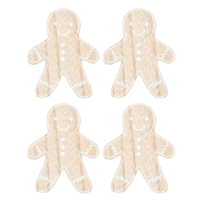 Image 2 of Gingerbread Man Coaster Set
