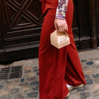 Image 1 of Pantalon uni Gaëlle