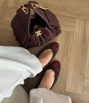 Image 1 of Manoletinas Burgundy