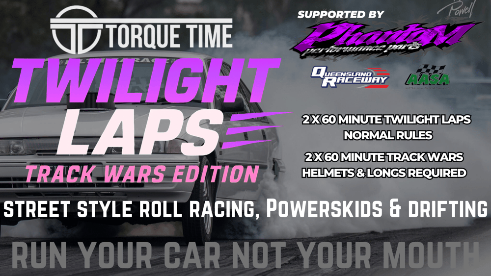 Image of TWILIGHT LAPS - TRACK WARS 08/11/2025