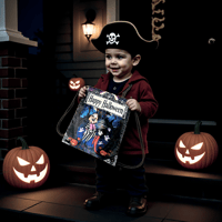 Image 1 of Reuseable Halloween Trick Or Treat Sacks
