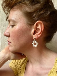 Image 5 of Ohrringe Pfirsichturmalin und Keshi Perlen