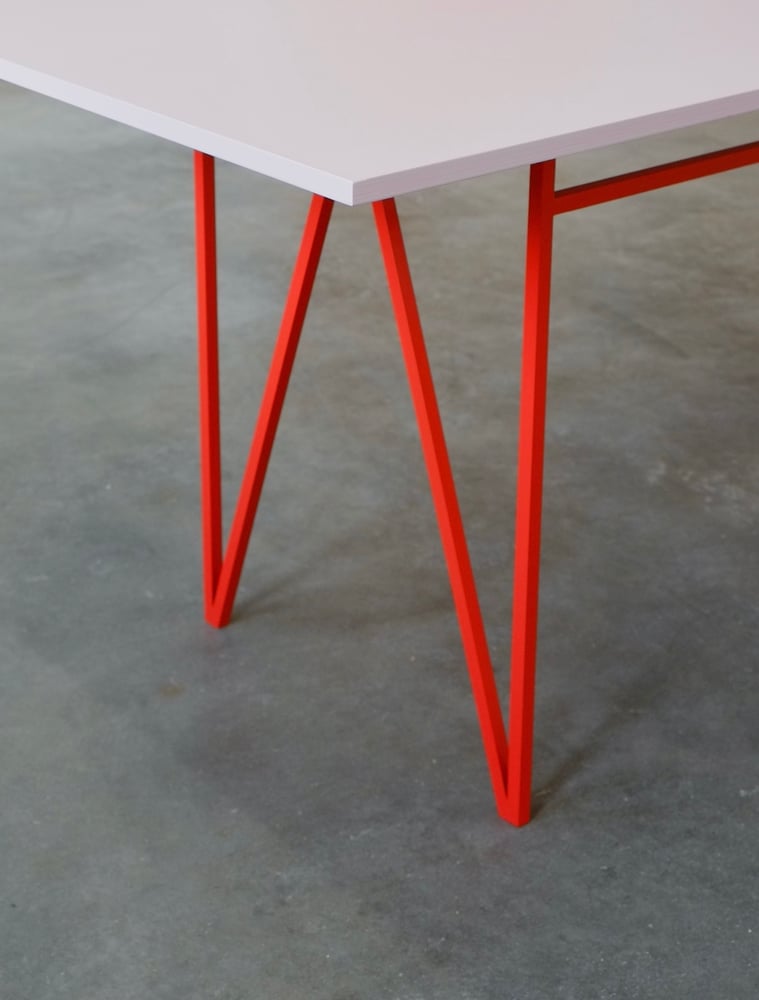 Image of Copy of Colour Play Dining Table in Pink