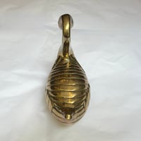 Image 8 of Figurine grand cygne en laiton – Décoration vintage années 70 