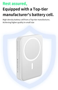 Image 9 of ⚡ Magnetic Stand Power Bank 10,000mAh Lastest Edition WIRELESS + cable charging