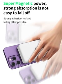 Image 8 of ⚡ Magnetic Stand Power Bank 10,000mAh Lastest Edition WIRELESS + cable charging
