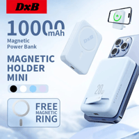 Image 2 of ⚡ Magnetic Stand Power Bank 10,000mAh Lastest Edition WIRELESS + cable charging