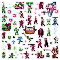 Image 1 of Bionic Commando Sticker Set (65 Pieces)