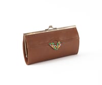 Image 3 of Portefeuille -porte-monnaie GITANA Camel / GITANA Rouge/ GITANA Cacao.....