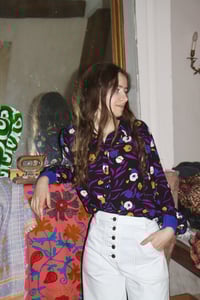 Image 2 of  Chemise Groovy Violette