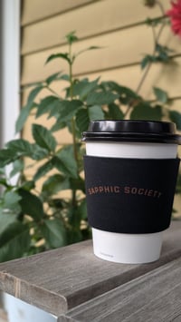 Image 1 of Reusable coffee sleeve for the Sapphic