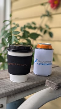 Image 3 of Reusable coffee sleeve for the Sapphic