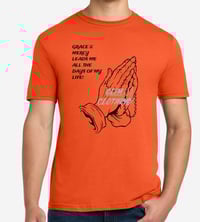 Image 1 of GOD LIVES IN ME CLOTHING GRACE & MERCY MEN'S T-SHIRTS 