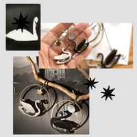 Image 2 of PENDIENTES YIN YANG