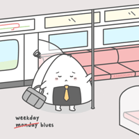 Image 1 of Giri Chan Weekday Blues Art Print