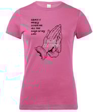 Image 2 of GOD LIVES IN ME CLOTHING WOMEN'S GRACE & MERCY T-SHIRTS!