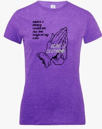 Image 3 of GOD LIVES IN ME CLOTHING WOMEN'S GRACE & MERCY T-SHIRTS!